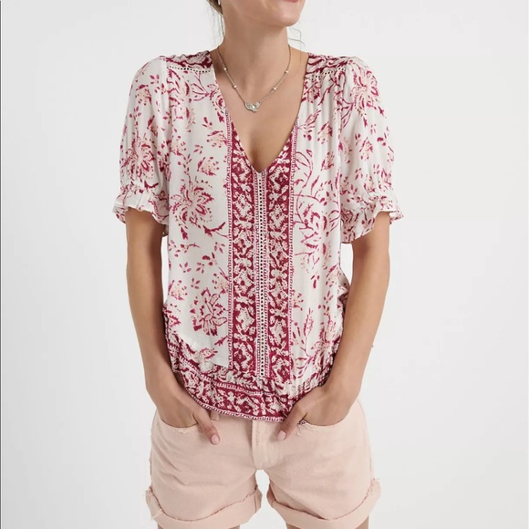 lucky brand petite tops